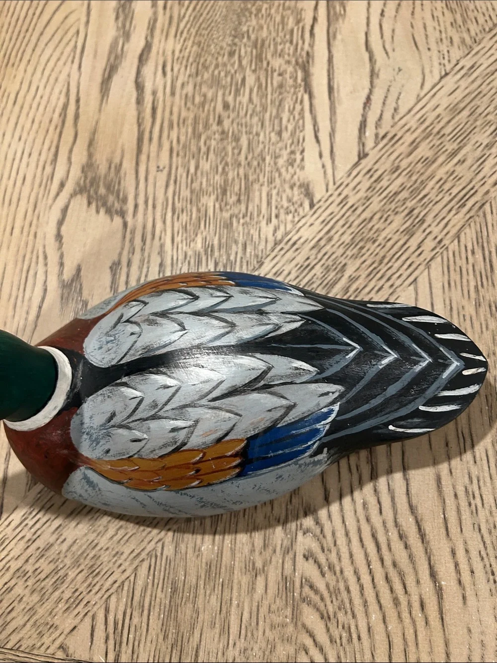 Hand-Painted Mallard Duck Decorative